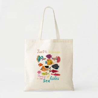 Bolsa Tote Apenas um lembrete (Muitos Peixes)