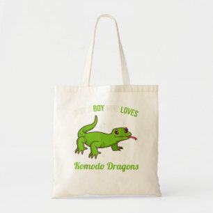 Bolsa Tote Apenas Um Menino Que Adora Dragões Komodo