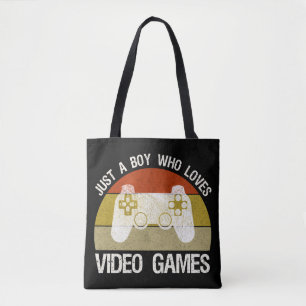 Bolsa Tote Apenas Um Menino Que Ama Video Games