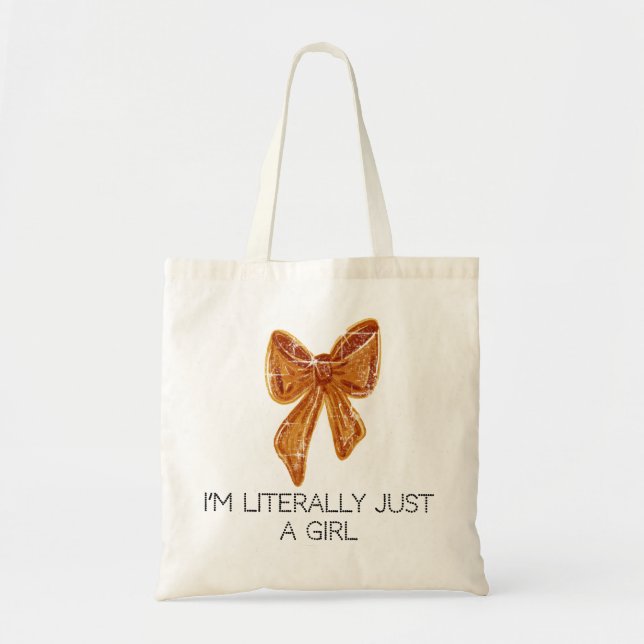 Bolsa Tote “Apenas uma Garota” (Frente)