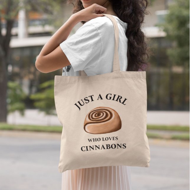 Bolsa Tote Apenas uma garota que ama cinábolas (Criador carregado)
