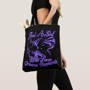 Bolsa Tote Apenas uma garota que ama German shepherd