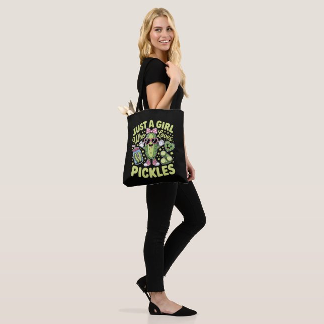 Bolsa Tote Apenas Uma Garota Que Ama Picles (No(a) Modelo)