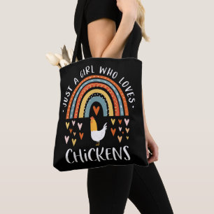 Bolsa Tote Apenas Uma Garota Que Ama Presentes Arco-íris De F