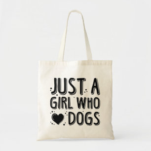 Bolsa Tote Apenas Uma Menina Que Ama Cachorros