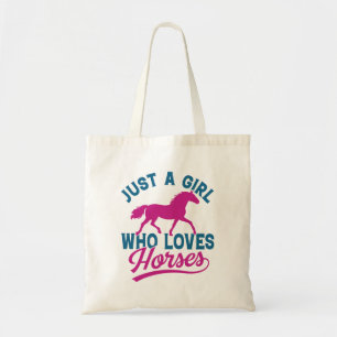 Bolsa Tote Apenas Uma Menina Que Ama Cavalos