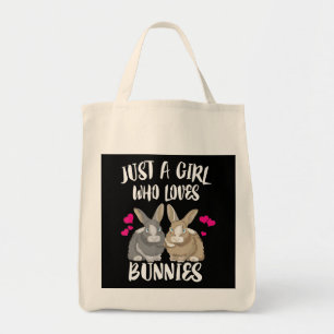 Bolsa Tote Apenas Uma Menina Que Ama Coelhinhos Bunny Lover