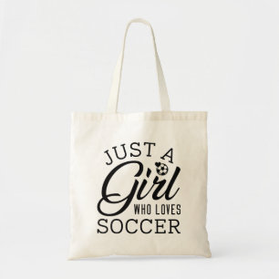 Bolsa Tote Apenas Uma Menina Que Ama Futebol