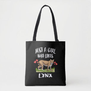 Bolsa Tote Apenas Uma Menina Que Ama O Gato Animal Do Lynx