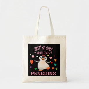 Bolsa Tote Apenas Uma Menina Que Ama Pinguins, Camisa De Cami