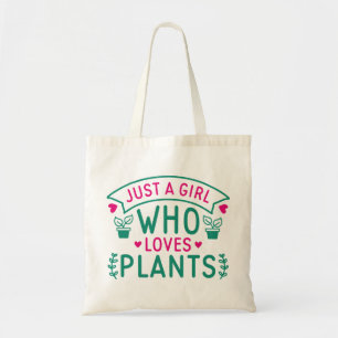 Bolsa Tote Apenas Uma Menina Que Ama Plantas