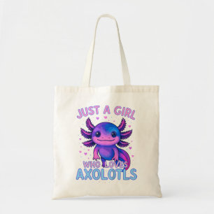 Bolsa Tote Apenas Uma Que Ama Axolotes