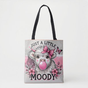 Bolsa Tote Apenas Uma Vaca Highland Um Pouco Mal-Humorada Laç