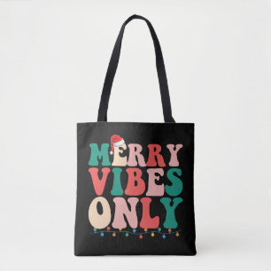 Bolsa Tote Apenas Vibrações Alegres Natal Férias Família
