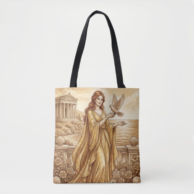 Bolsa Tote Aphrodite Vintage Mitologia (Frente)