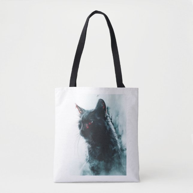 Bolsa Tote Apocalipse de Gato Zombie (Frente)