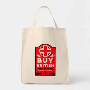 Bolsa Tote Apoio à Agricultura Britânica
