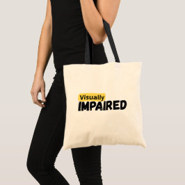 Bolsa Tote apoio à sensibilização para as deficiências visuai