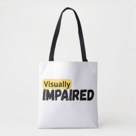 Bolsa Tote apoio à sensibilização para as deficiências visuai