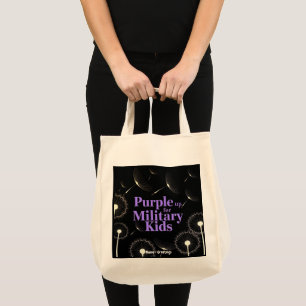 Bolsa Tote Apoios para Crianças Militares Dandelion