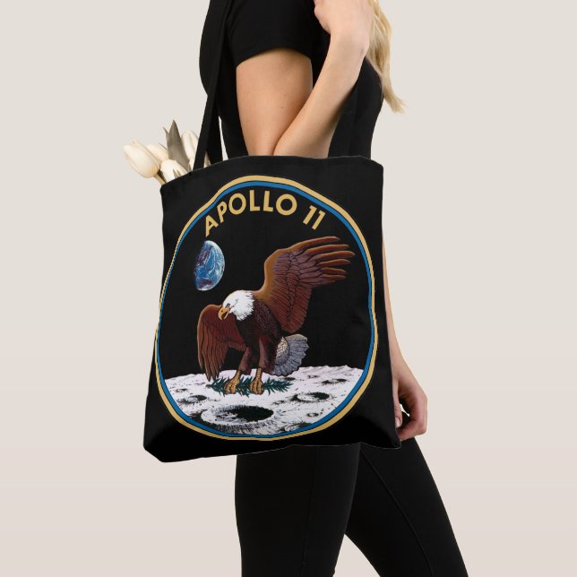 Bolsa Tote Apollo 11 insígnia (Close Up)