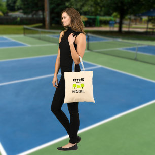 Bolsa Tote Aposentado para jogar picleball Paddles e Ball