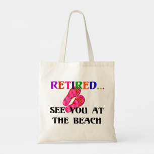 Bolsa Tote Aposentado - Vejo Você Na Praia