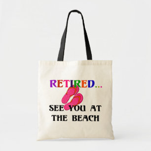 Bolsa Tote Aposentado - Vejo Você Na Praia