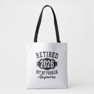 Bolsa Tote Aposentadoria Divertida, Aposentado 2026 Presente
