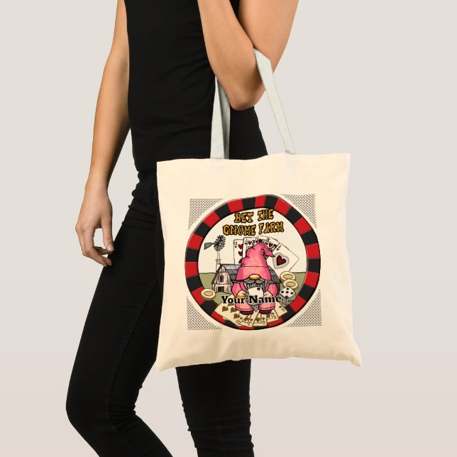 Bolsa Tote Apostar a fazenda gnomo  (Frente (produto))