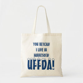 Bolsa Tote Aposto que moro em Minnesota Brr...