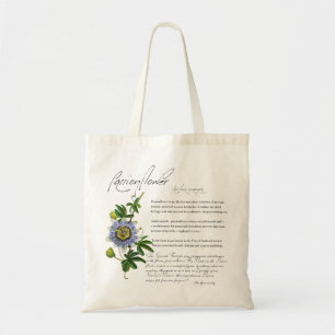 Bolsa Tote Apotecário Herbal: Apaixonado   Saco Flor