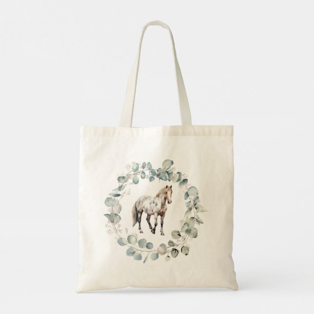 Bolsa Tote Appaloosa Horse Tote Bag (Verso)