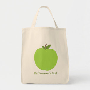 Bolsa Tote Apple verde personalizou o professor