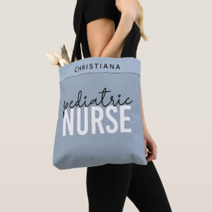 Bolsa Tote Apreciação de Enfermeiros Pediátricos Personalizad
