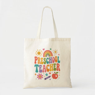 Bolsa Tote Apreciação de Professores de Pré-Escola
