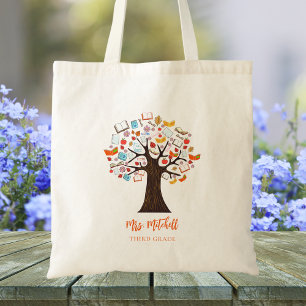 Bolsa Tote Apreciação do Professor Obrigado Árvore de Profess