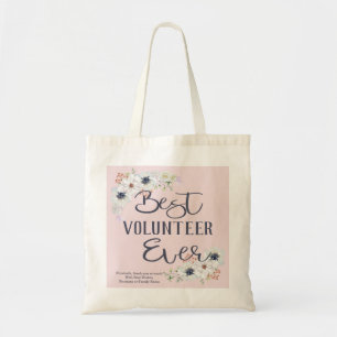 Bolsa Tote Apreciação Personalizada do Melhor Voluntário do M