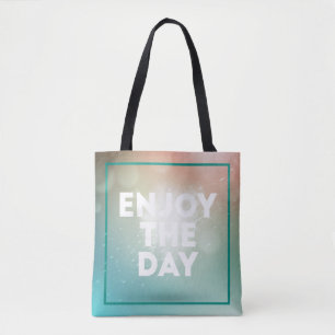 Bolsa Tote Aprecie o dia
