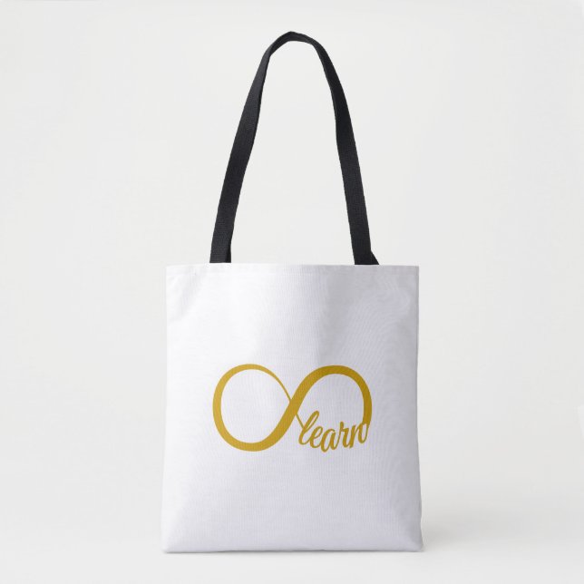 Bolsa Tote Aprendizado Infinito (Frente)