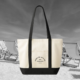 Bolsa Tote Après Ski Com Mim, Pão Negra De Esqui De Inverno