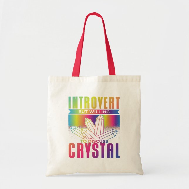 Bolsa Tote Apresentador, mas disposto a discutir o Crystal (Frente)