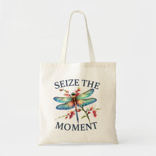 Bolsa Tote Aproveite o momento - Dragonfly Artística