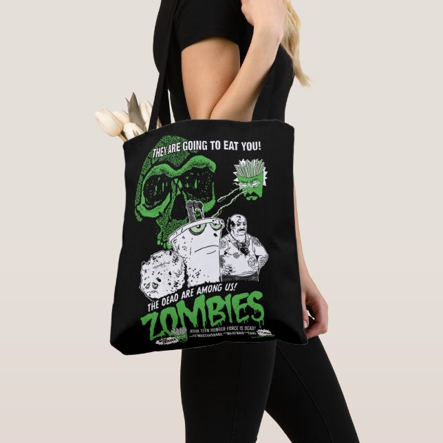 Bolsa Tote Aqua Teen Fome Force Zombies Poster (Close Up)