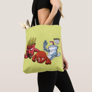 Bolsa Tote Aqua Teen Hunger Force Anime Graphic