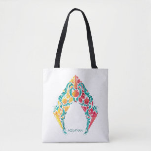 Bolsa Tote Aquaman Aquaman & logotipo temático do Seashell
