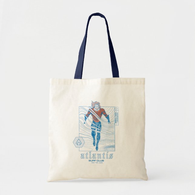 Bolsa Tote Aquaman - Atlantis Surf Club (Frente)