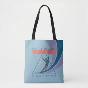Bolsa Tote Aquaman Deixe O Mar Libertar-Te