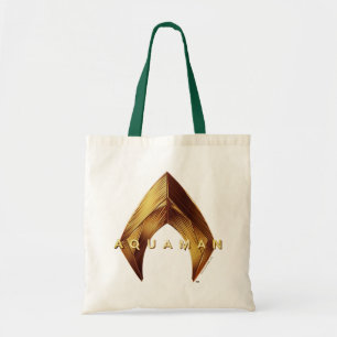 Bolsa Tote Aquaman Golden Aquaman Logo
