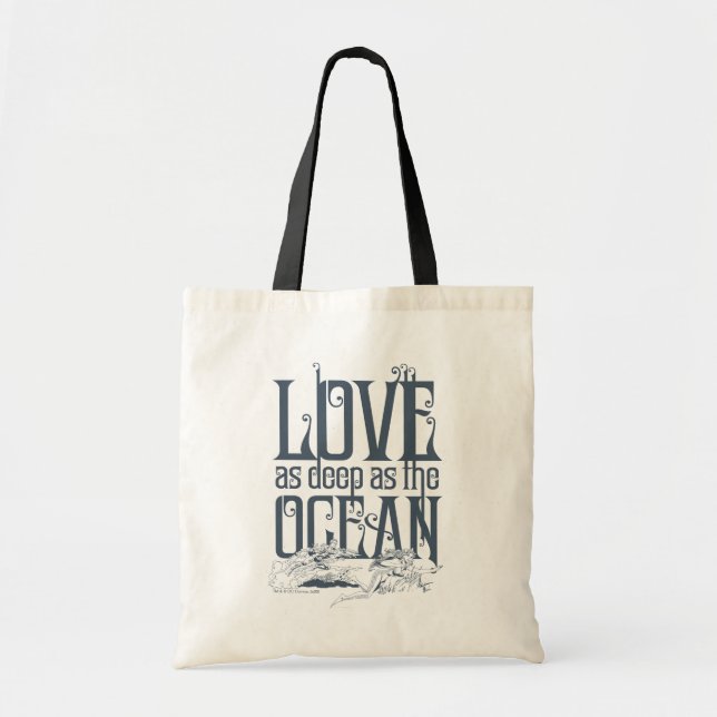 Bolsa Tote Aquaman & Mera - Love As Deep As The Ocean (Frente)